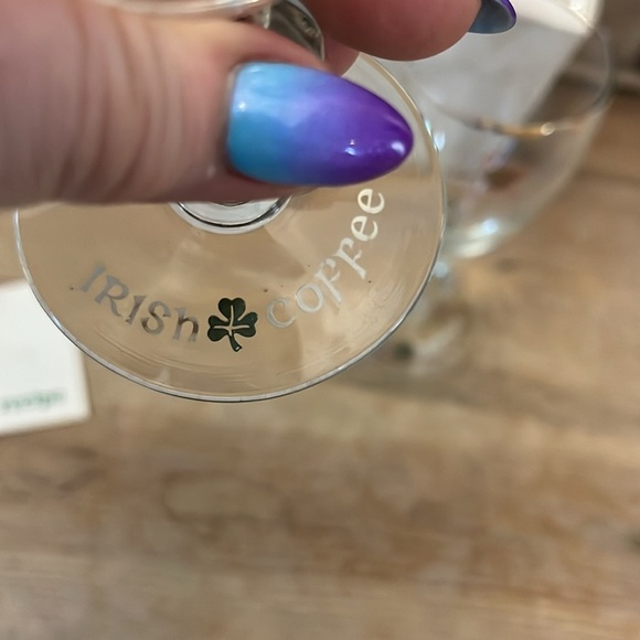 Vintage Schmid Irish Coffee Glasses & Recipe Set of 2 - Picture 5 of 12